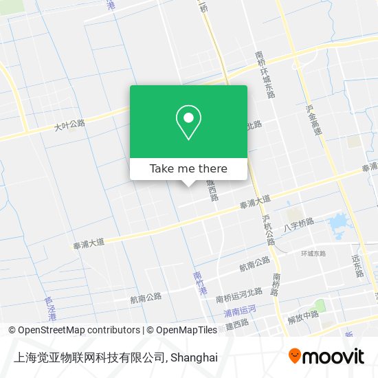 上海觉亚物联网科技有限公司 map