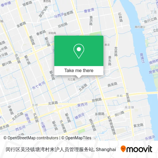 闵行区吴泾镇塘湾村来沪人员管理服务站 map