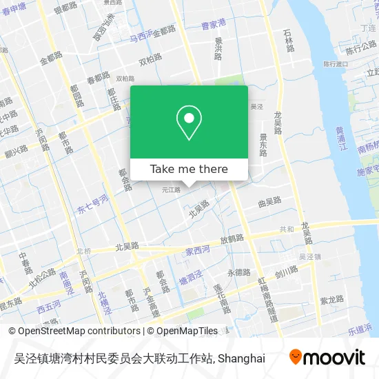 吴泾镇塘湾村村民委员会大联动工作站 map