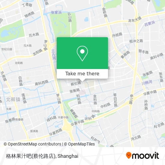 格林果汁吧(蔡伦路店) map