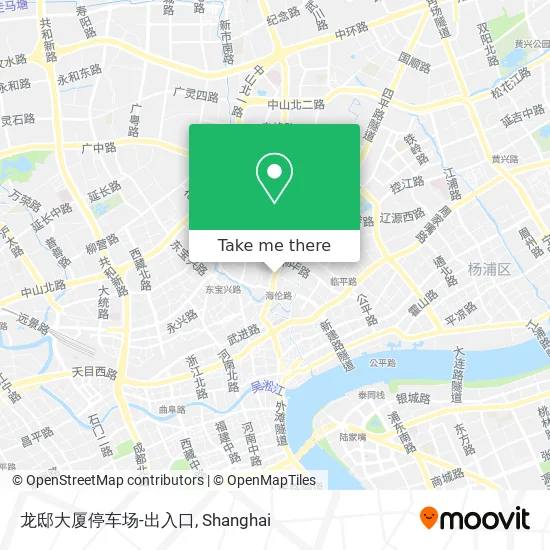 龙邸大厦停车场-出入口 map