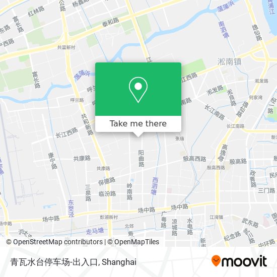 青瓦水台停车场-出入口 map