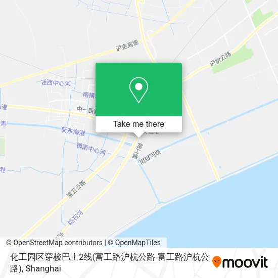 化工园区穿梭巴士2线(富工路沪杭公路-富工路沪杭公路) map