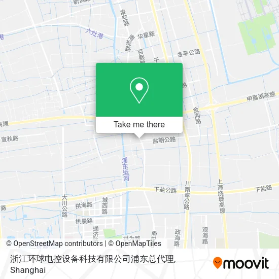 浙江环球电控设备科技有限公司浦东总代理 map