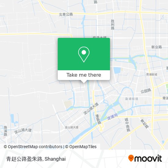 青赵公路盈朱路 map