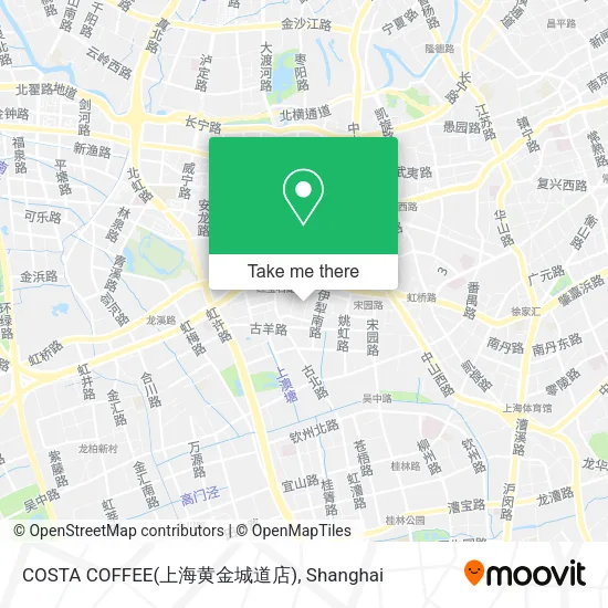 COSTA COFFEE(上海黄金城道店) map