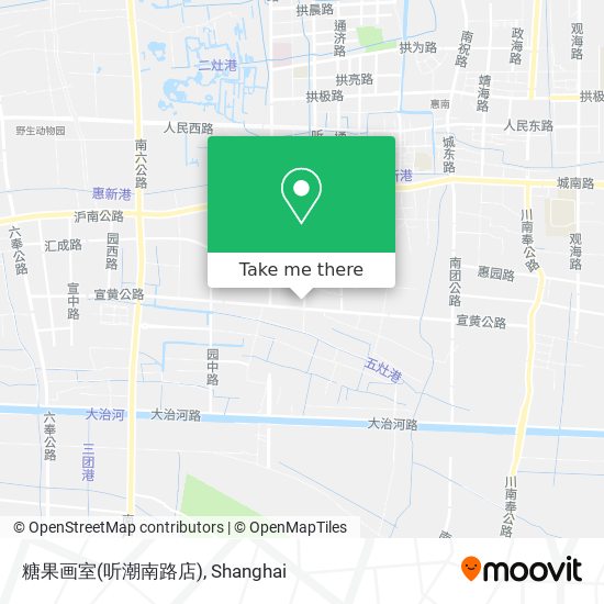 糖果画室(听潮南路店) map