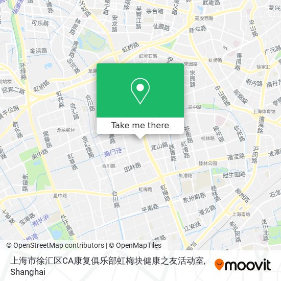 上海市徐汇区CA康复俱乐部虹梅块健康之友活动室 map