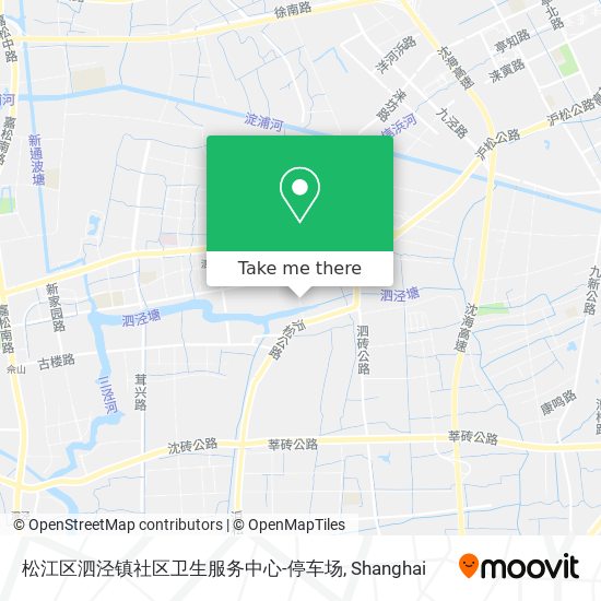 松江区泗泾镇社区卫生服务中心-停车场 map