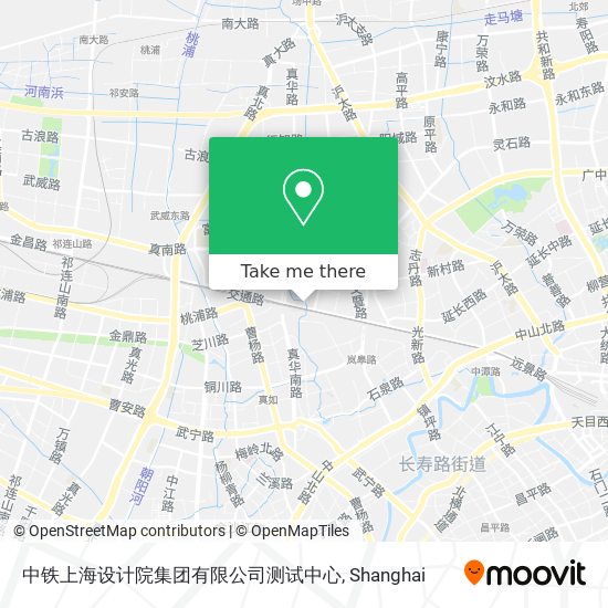 中铁上海设计院集团有限公司测试中心 map
