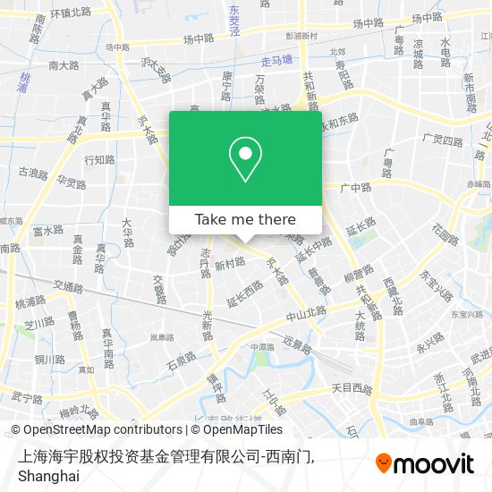 上海海宇股权投资基金管理有限公司-西南门 map