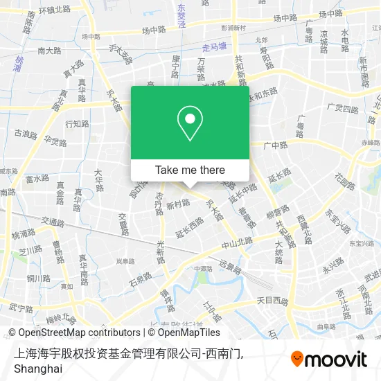 上海海宇股权投资基金管理有限公司-西南门 map