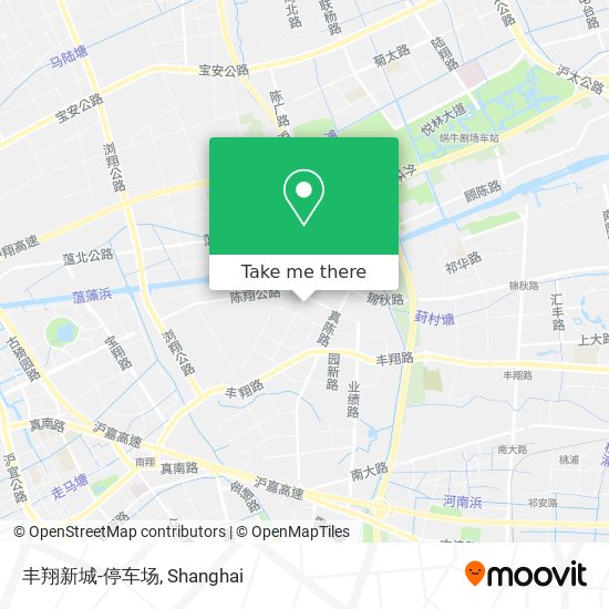丰翔新城-停车场 map