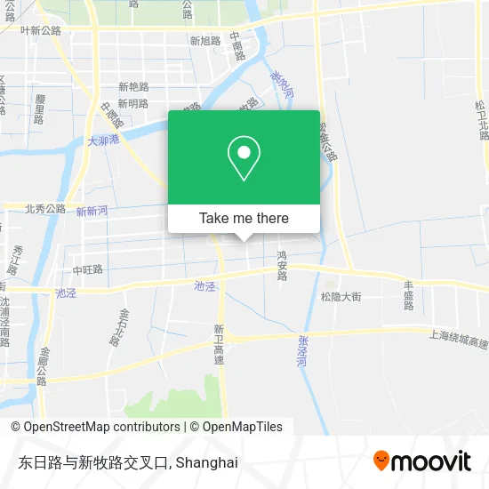东日路与新牧路交叉口 map