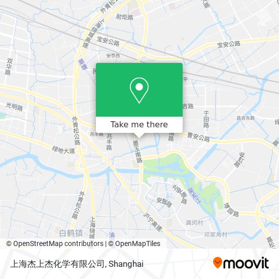 上海杰上杰化学有限公司 map