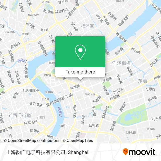 上海韵广电子科技有限公司 map