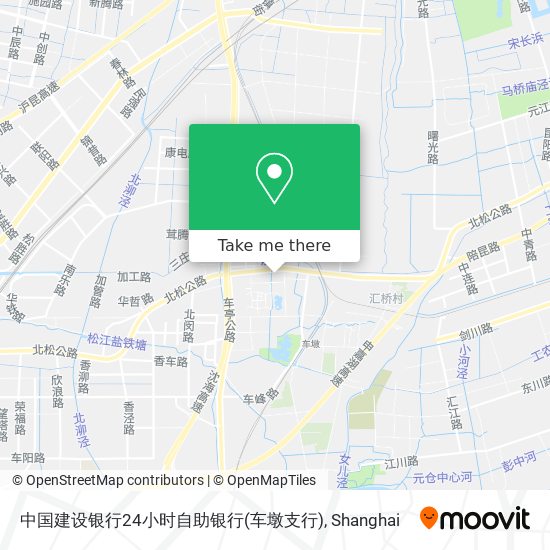 中国建设银行24小时自助银行(车墩支行) map