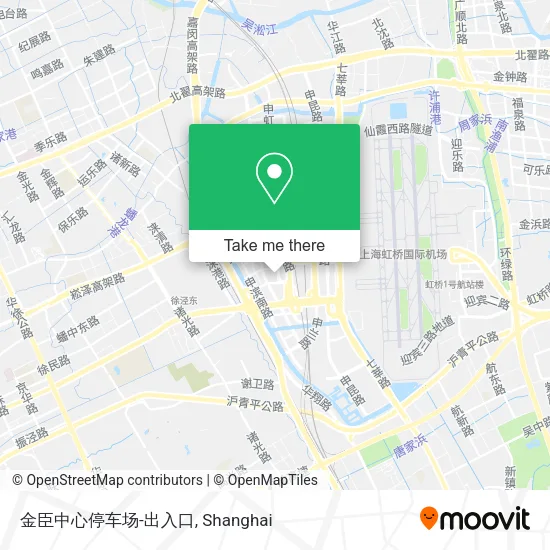 金臣中心停车场-出入口 map
