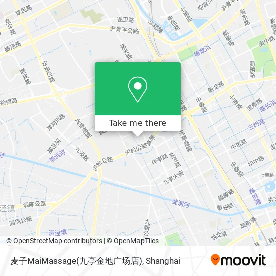 麦子MaiMassage(九亭金地广场店) map
