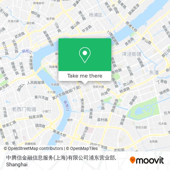 中腾信金融信息服务(上海)有限公司浦东营业部 map
