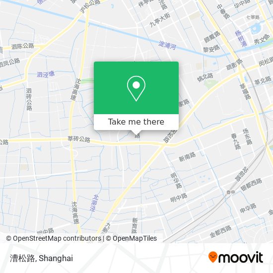 漕松路 map