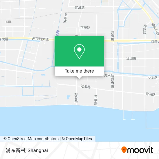 浦东新村 map