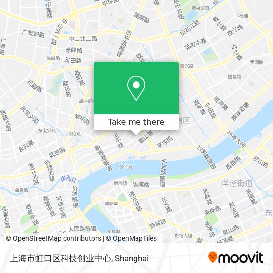 上海市虹口区科技创业中心 map