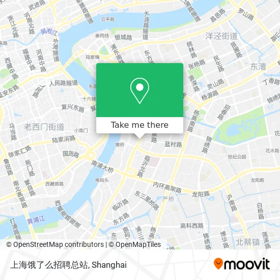 上海饿了么招聘总站 map