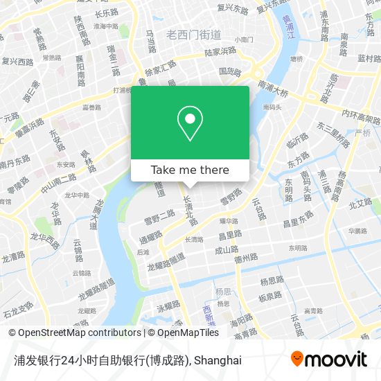 浦发银行24小时自助银行(博成路) map