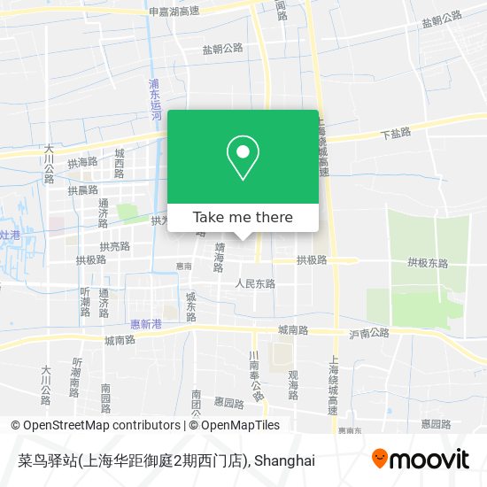 菜鸟驿站(上海华距御庭2期西门店) map