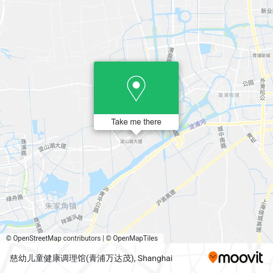 慈幼儿童健康调理馆(青浦万达茂) map