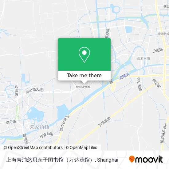 上海青浦悠贝亲子图书馆（万达茂馆） map
