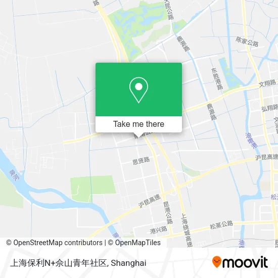 上海保利N+佘山青年社区 map