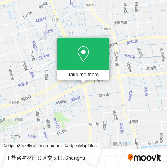 下盐路与林海公路交叉口 map