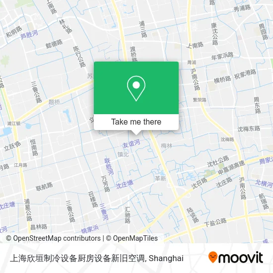 上海欣垣制冷设备厨房设备新旧空调 map
