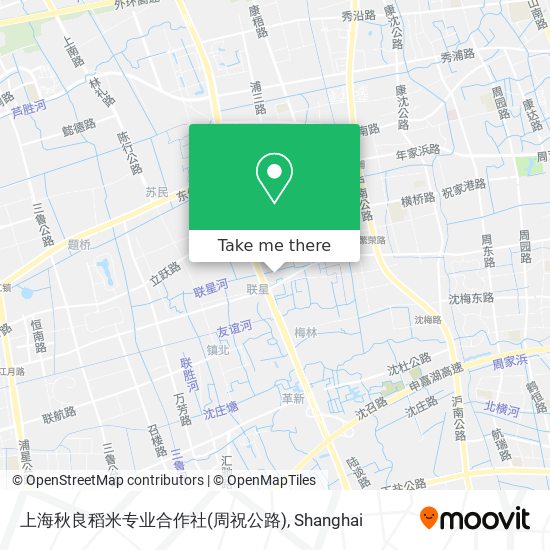 上海秋良稻米专业合作社(周祝公路) map