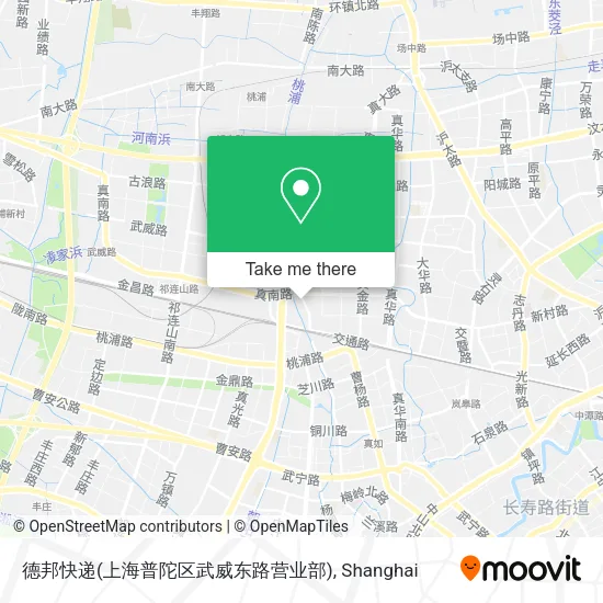 德邦快递(上海普陀区武威东路营业部) map