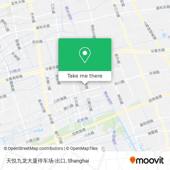 天悦九龙大厦停车场-出口 map