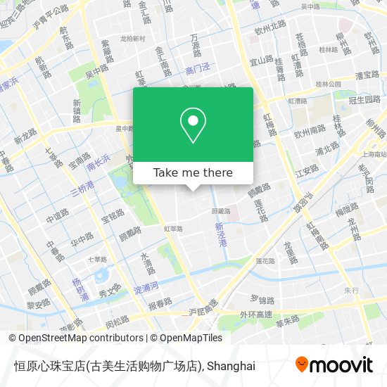 恒原心珠宝店(古美生活购物广场店) map