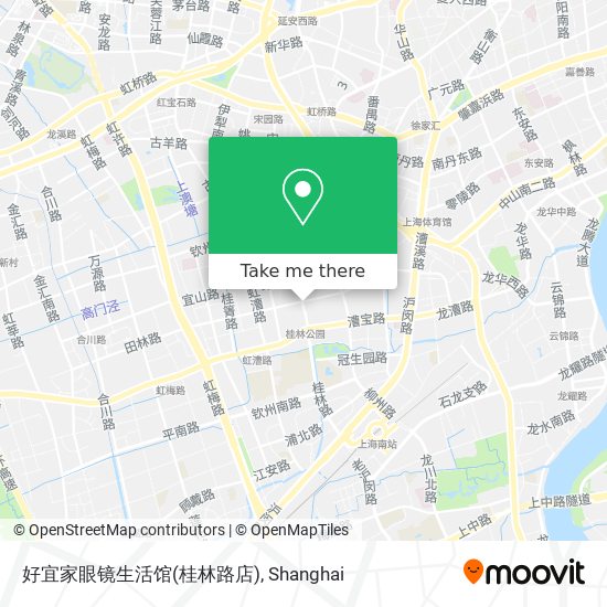 好宜家眼镜生活馆(桂林路店) map