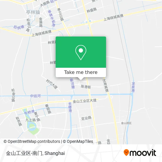 金山工业区-南门 map