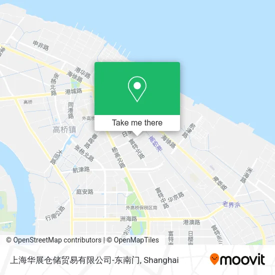 上海华展仓储贸易有限公司-东南门 map