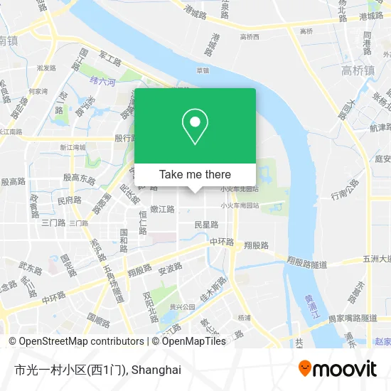 市光一村小区(西1门) map