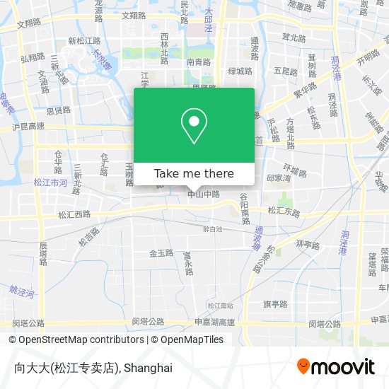 向大大(松江专卖店) map