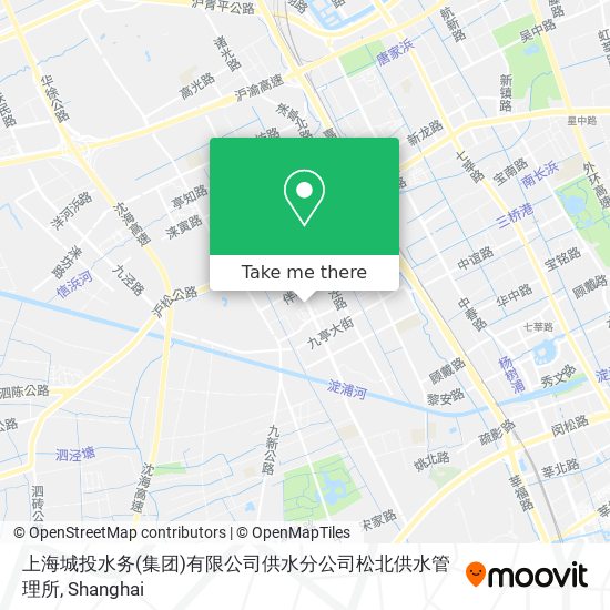 上海城投水务(集团)有限公司供水分公司松北供水管理所 map