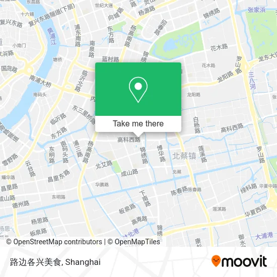 路边各兴美食 map