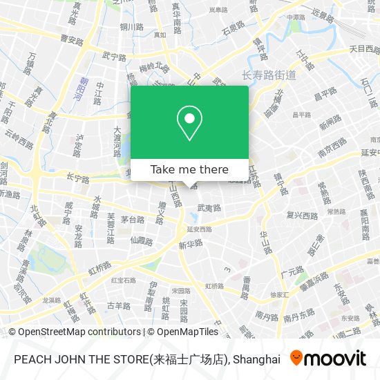 PEACH JOHN THE STORE(来福士广场店) map