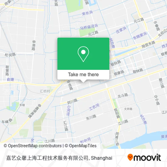 嘉艺众馨上海工程技术服务有限公司 map