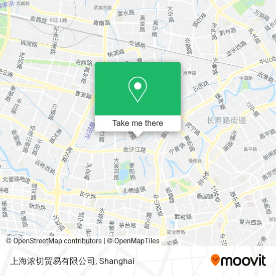 上海浓切贸易有限公司 map