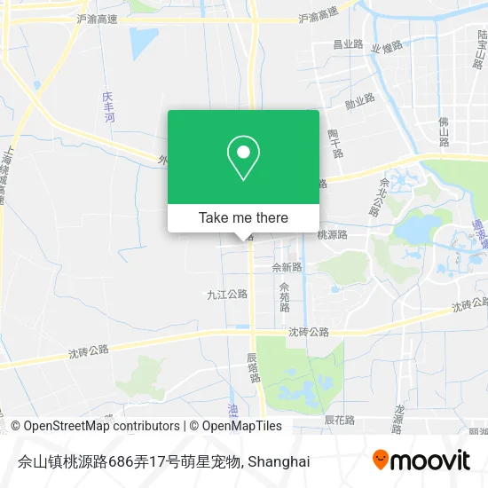 佘山镇桃源路686弄17号萌星宠物 map